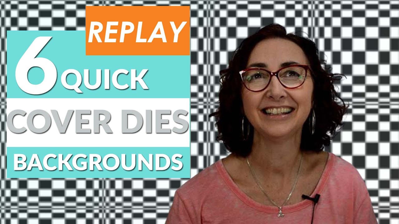 6 QUICK & Easy Card Background Ideas #3: Cover Dies
