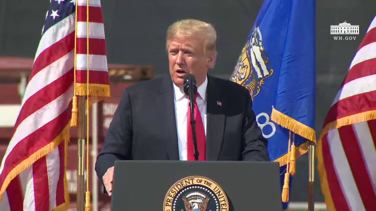 President Trump Delivers Remarks at Fincantieri Marinette Marine