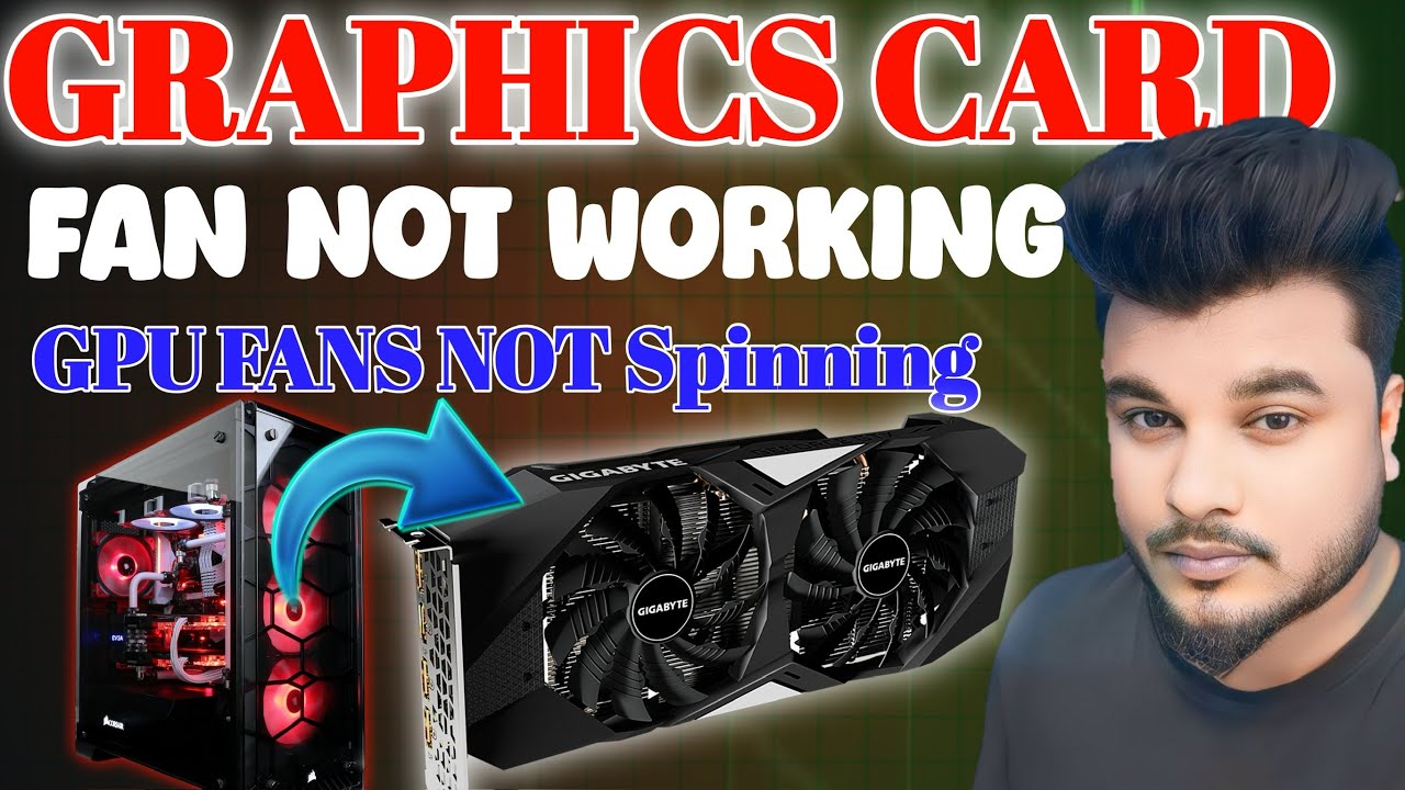 Graphics card fan not working l Gpu fans not spinning l Gpu fan not working