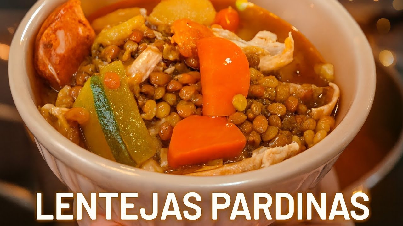 Lentejas Caseras Fáciles y Rápidas (Con Pollo ,Chorizo verduras)