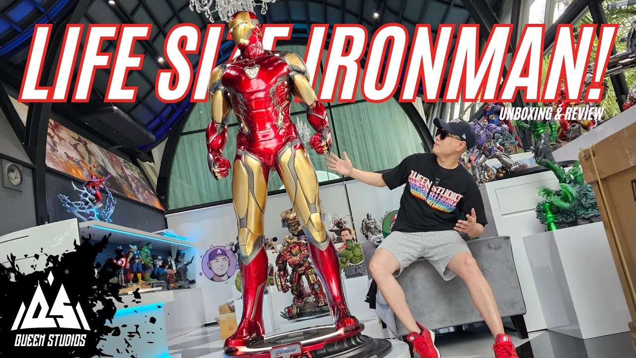 Ironman Mark 85 life size statue [Unboxing & Review] | Queen Studios Collectibles