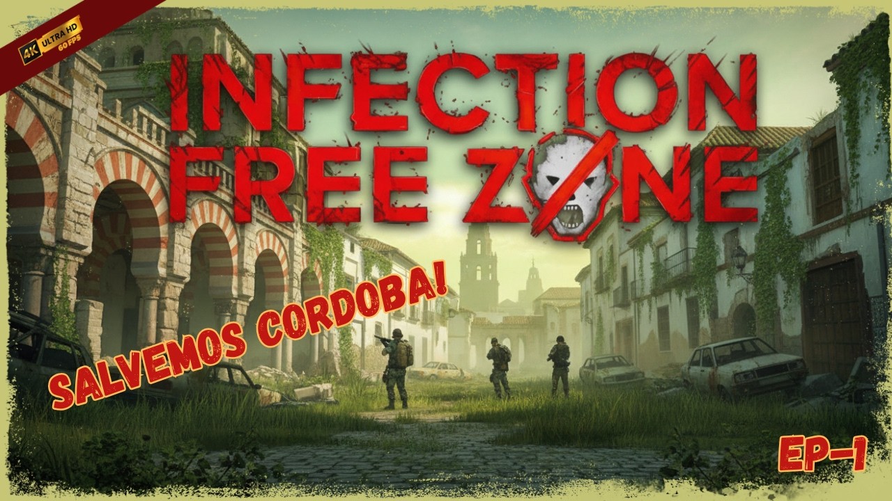 🧟COMENZAMOS EN CORDOBA --  DIFICULTAD EXTREMA!!🧟☣️INFECTION FREE ZONE---4K GAMEPLAY ESPAÑOL EP-1☣️