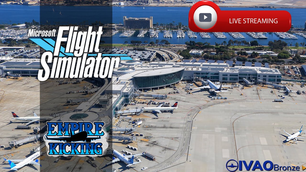 ✈️ KSFO - KSAN ✈️|🌴American Monday Flight🌴 |📡IVAO📡|🔥!EGG🔥