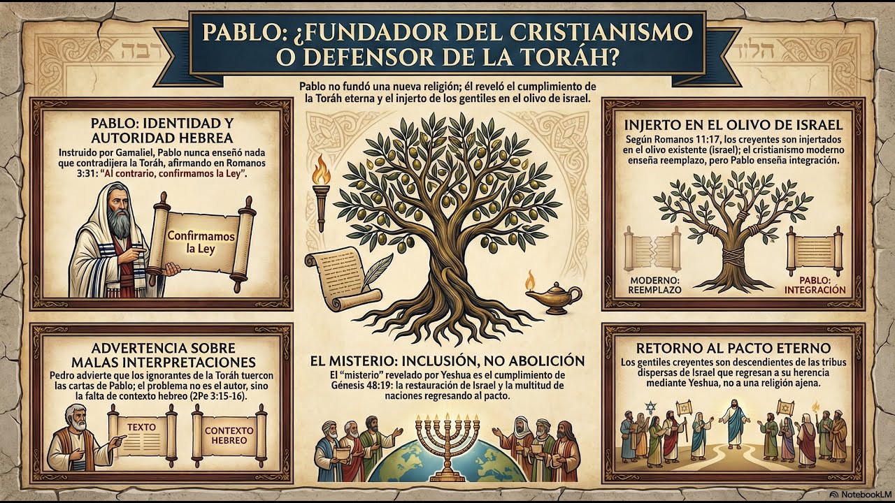 182 Pablo contra el Cristianismo Moderno: La Toráh Eterna, los Gentiles Injertados y el regreso