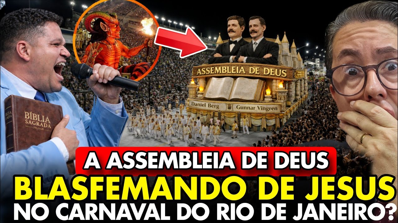 TRAGICO FIM da ASSEMBLEIA de DEUS no DESFILE doCARNAVAL e PASTOR BLASFEMANDO de JESUS AO VIVO!