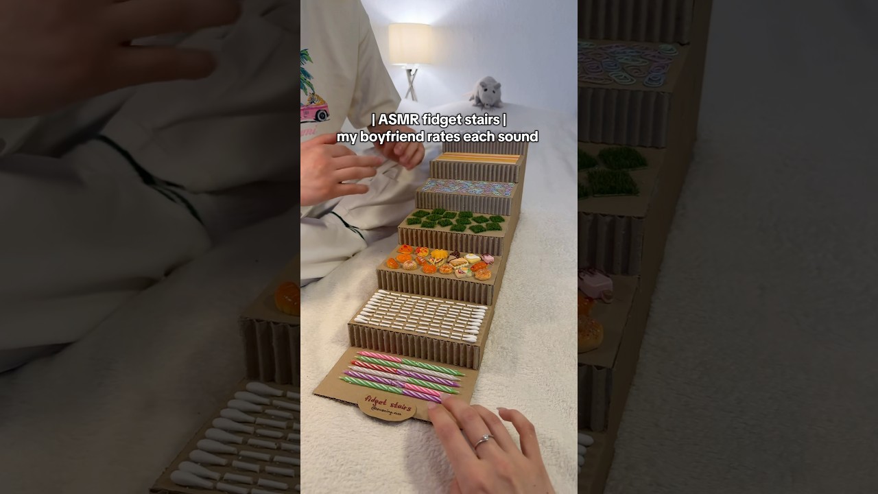 do you agree with his ratings?✨ #fidgetboard #asmrforsleep #triggerboard #asmr