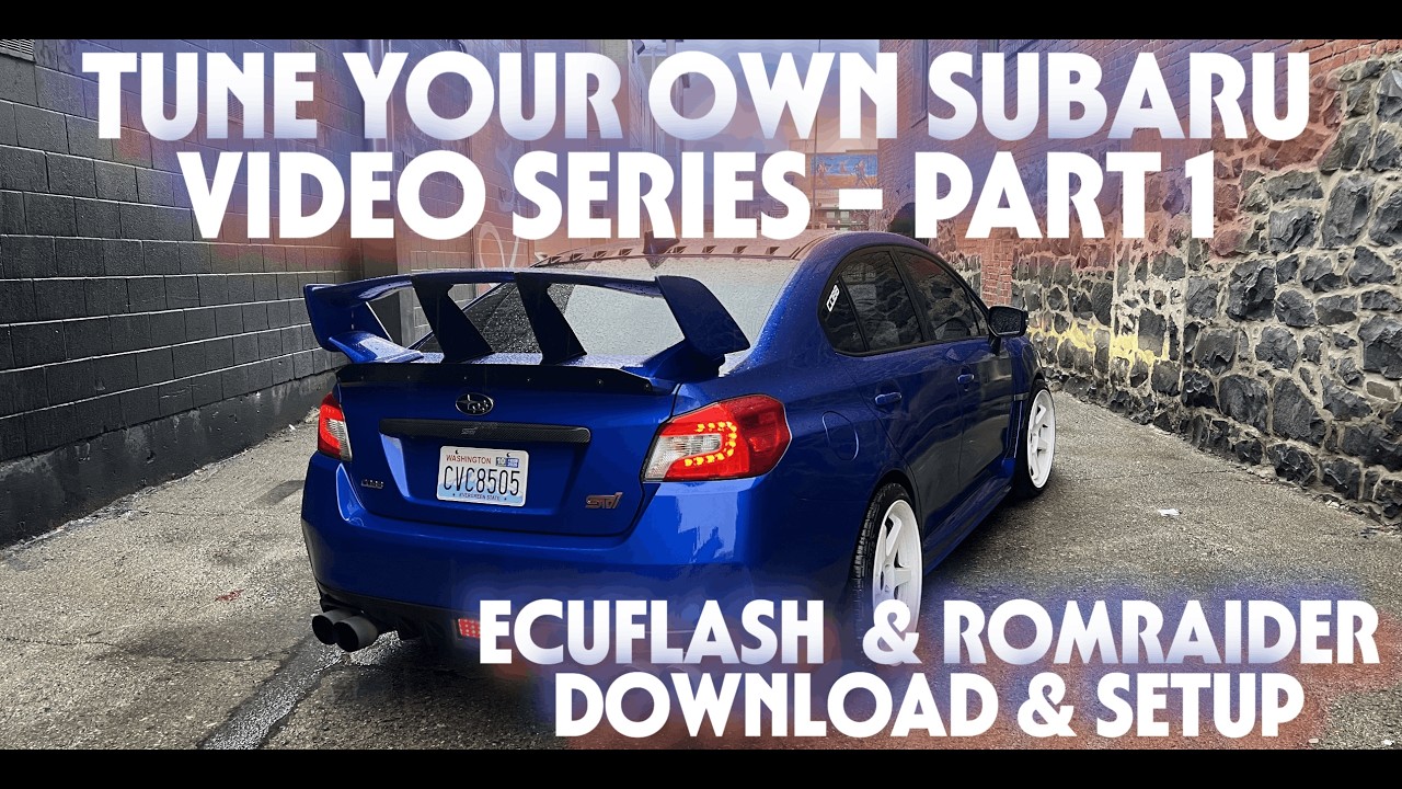 How to Download & Setup RomRaider & EcuFlash - Tune Your Own Subaru STI Video Series - Part 1