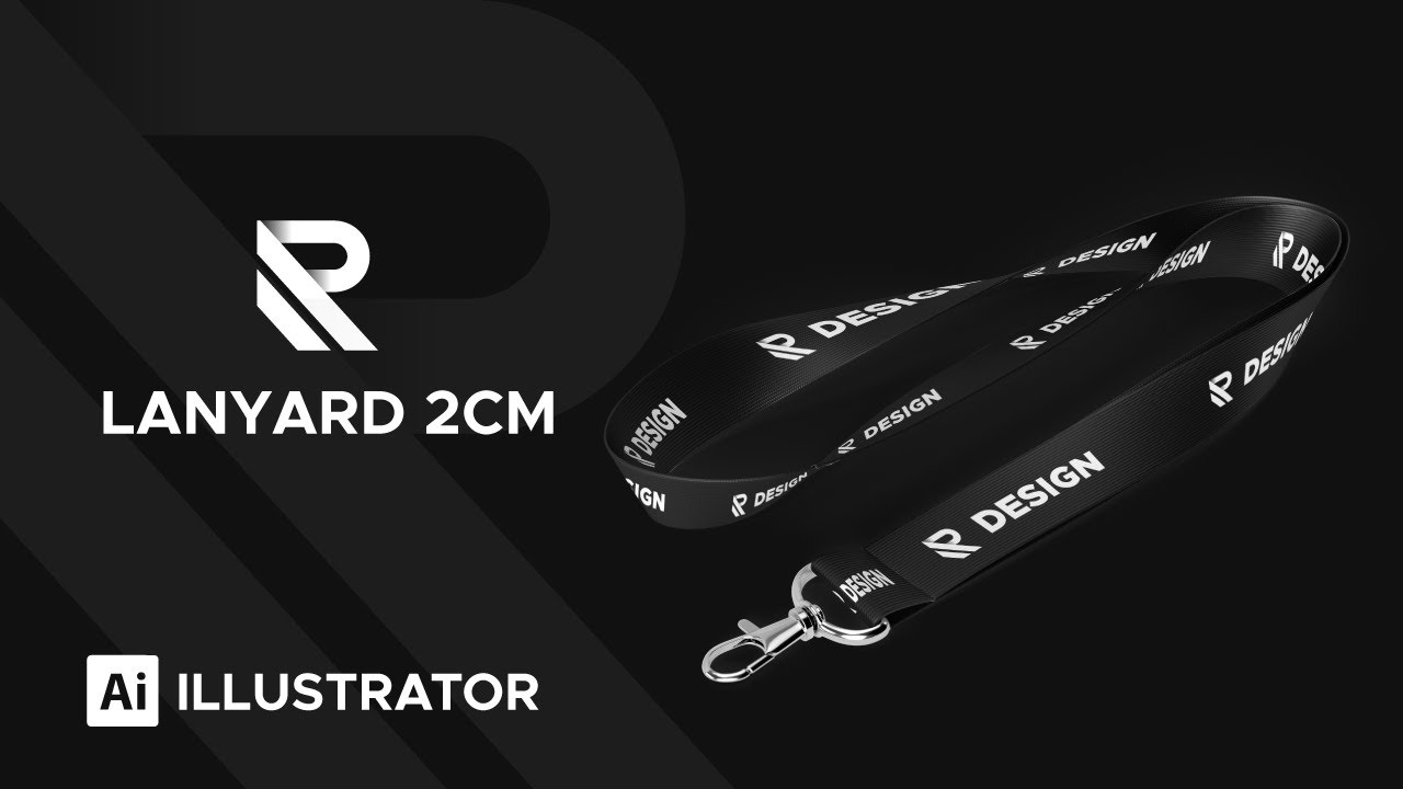 💻Creación de LANYARD BIEN EXPLICADO DESDE CERO | Illustrator 🔥