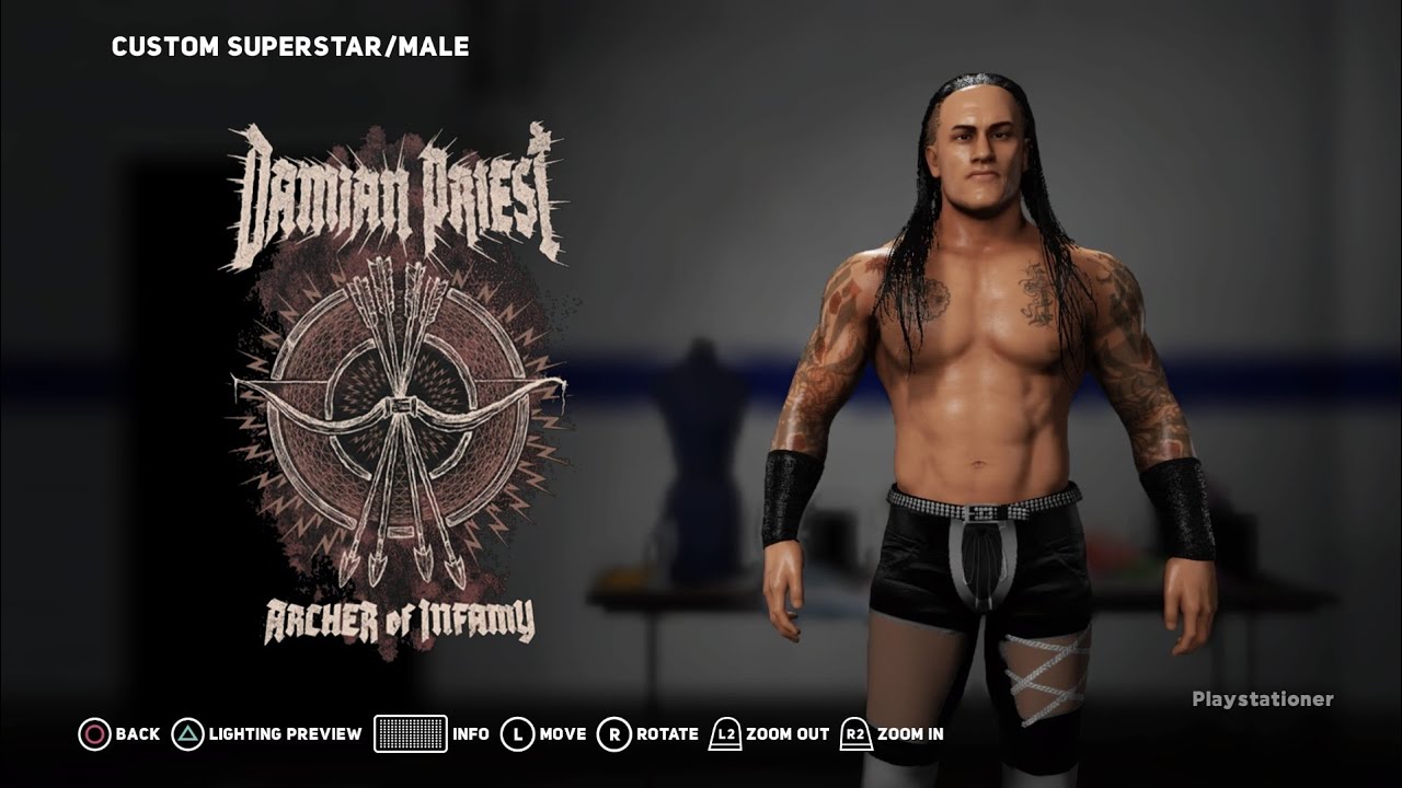 WWE 2K ps4/xbox one Damien Priest caw