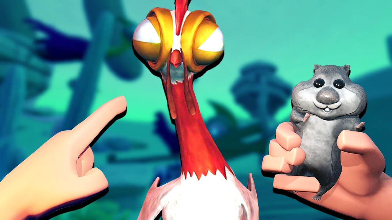 I Sacrificed My Hamster to Escape Killer Chickens in VR!