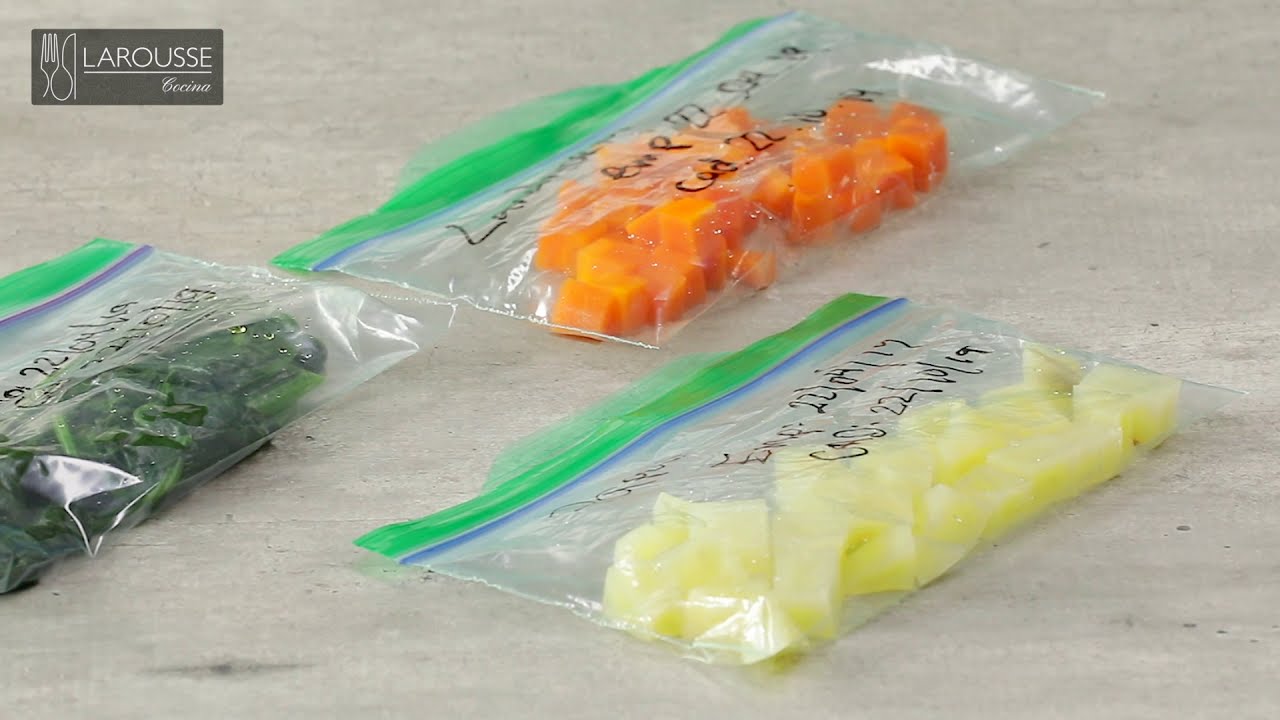 Cómo congelar alimentos crudos y cocidos