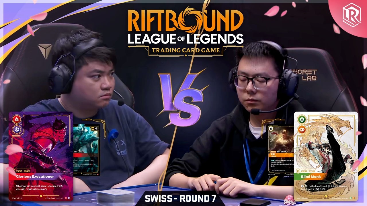 UNDEFEATED Lee Sin vs Draven - $30K Riftbound Spiritforged National - Round 7 | Shenzhen, China