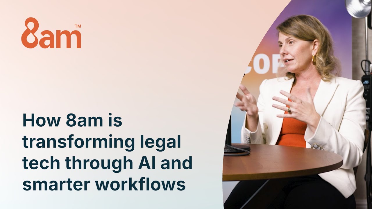 How 8am is transforming legal tech through AI and smarter workflows | Kaleidoscope Podcast