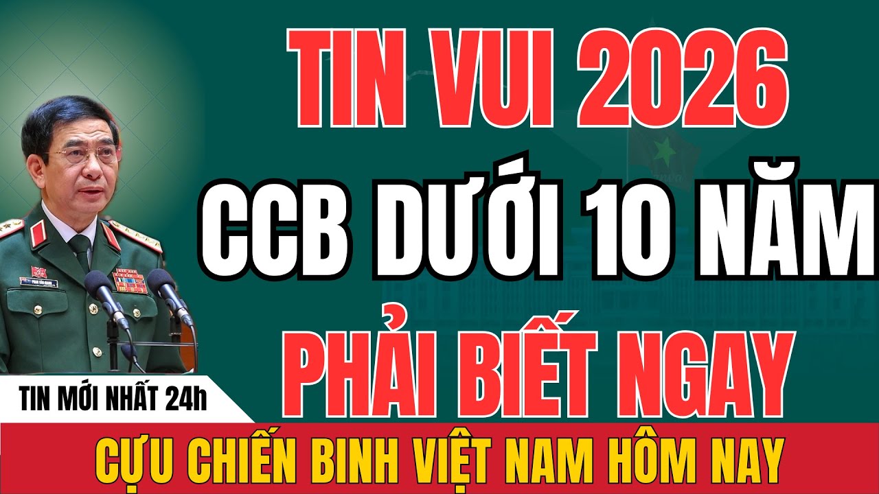 Cựu Chiến Binh Dưới 10 Năm: Mức Trợ Cấp Hàng Tháng Dự Kiến Năm 2026