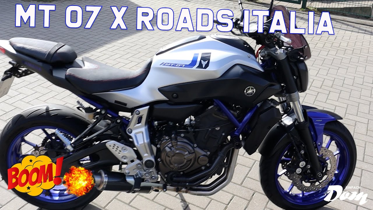 MT 07 Sportauspuff Montage | Roads Italia