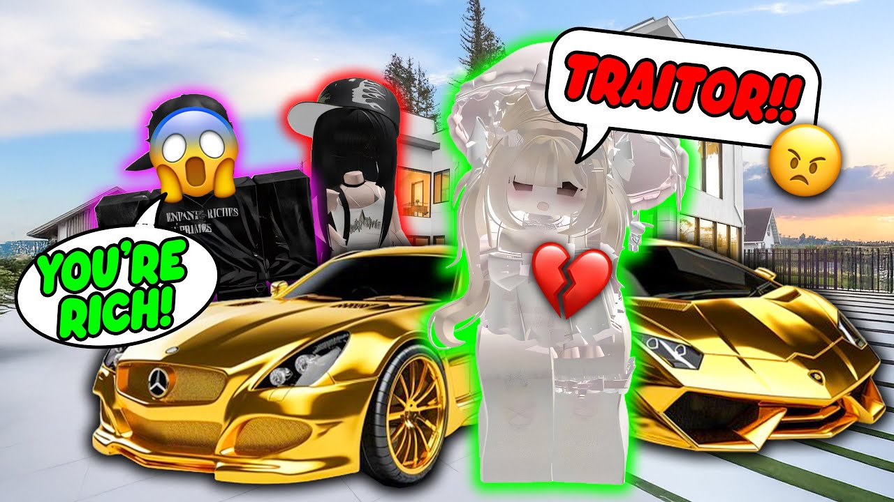 💔 MY SOULMATE BETRAYED ME BUT MADE ME A MILLIONAIRE 👑 #roblox #robloxstory