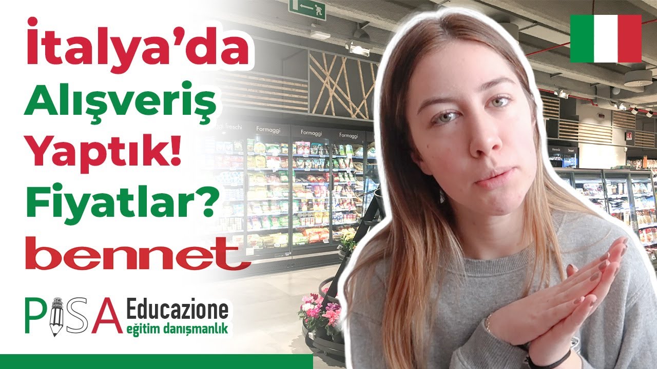 İtalya'da Alışveriş Yaptık | İtalya'da Market Fiyatları