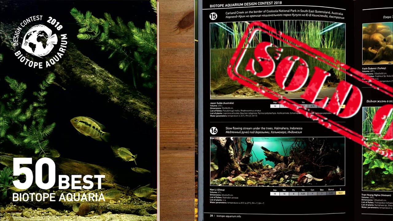 50 Best Biotope Aquaria 2018 / BADC Magazine review