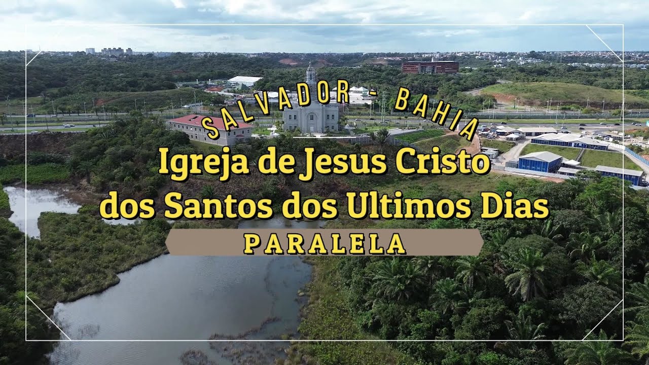 Sobrevoando com o Drone DJI a Construção do Templo de Salvador - Bahia.