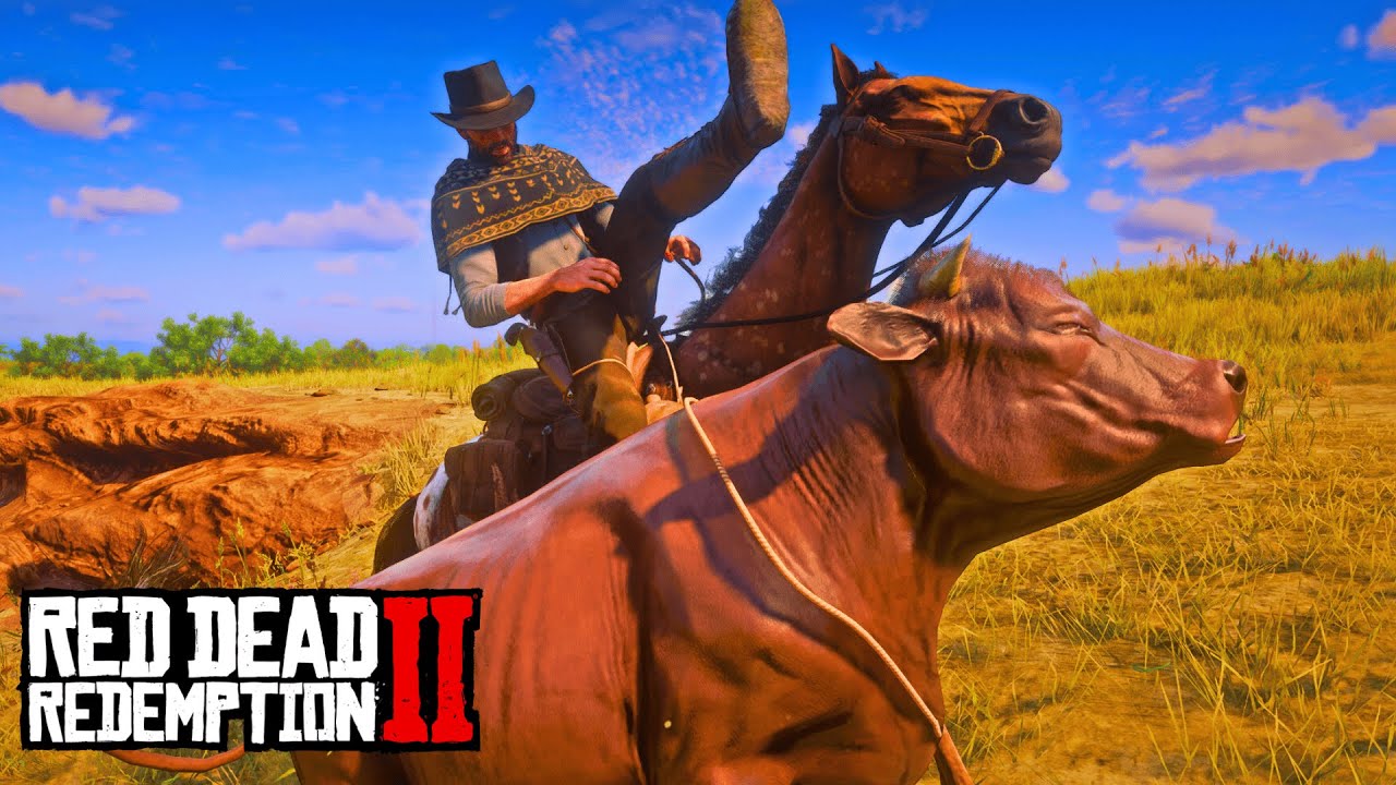 PERDIDO NO FAROESTE #20 - DOMEI UMA VACA SELVAGEM - MODO SOBREVIVÊNCIA - Red Dead Redemption 2