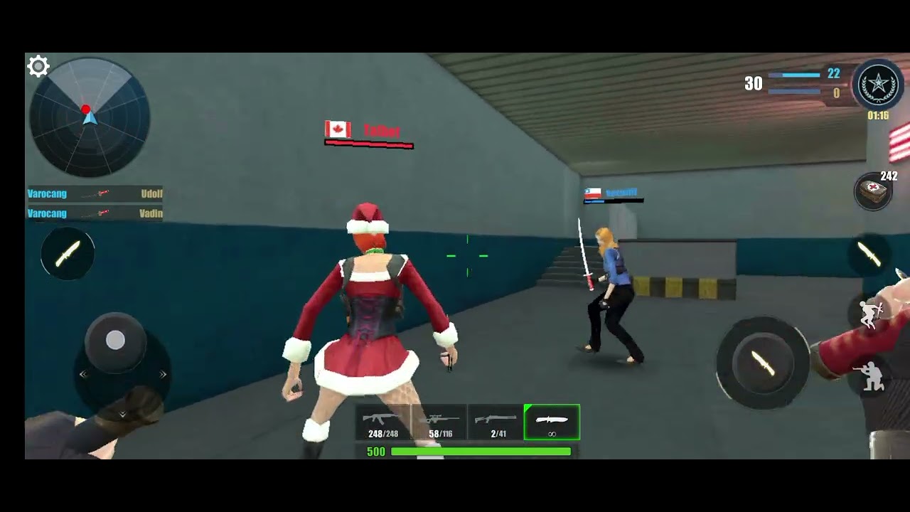 Perkelahian + borbardir lawan counter strike gun commando