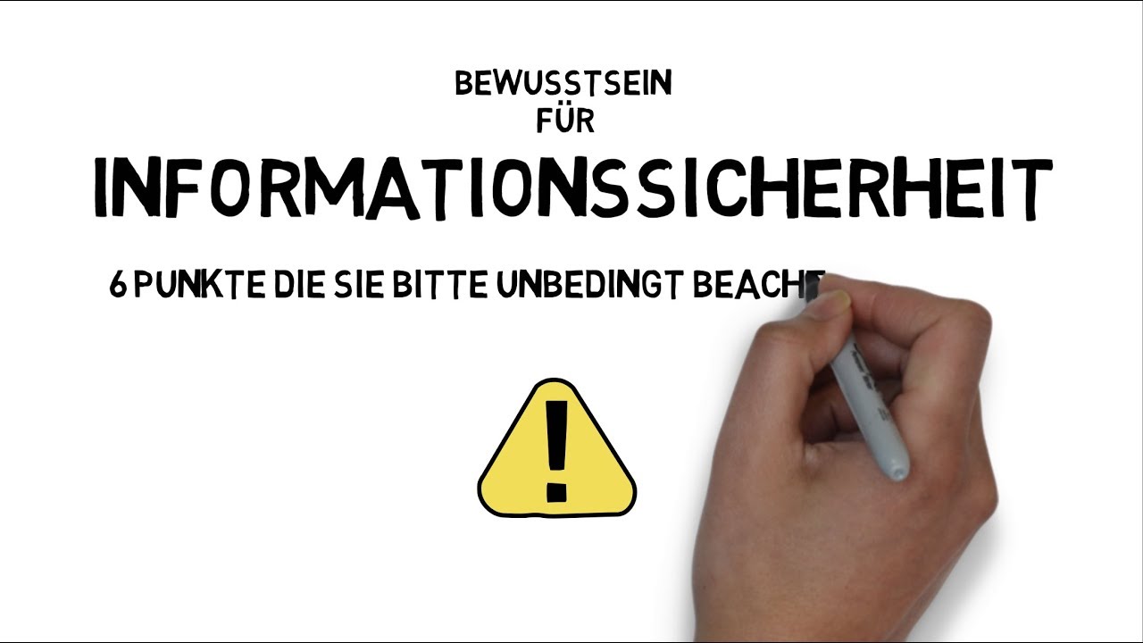 Schulung für Informationssicherheits-Bewusstsein im Unternehmen - die 6 wichtigsten Punkte!