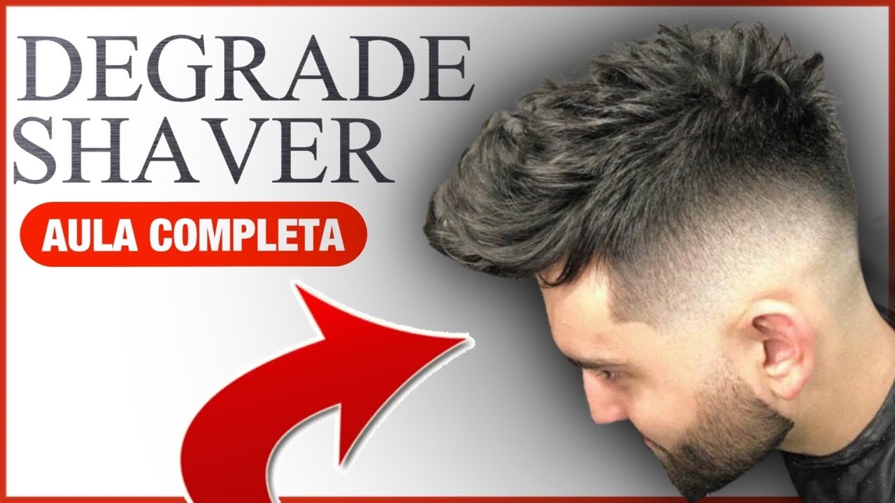 DEGRADE NA SHAVER - COMO FAZER - PASSO A PASSO (AULA COMPLETA)
