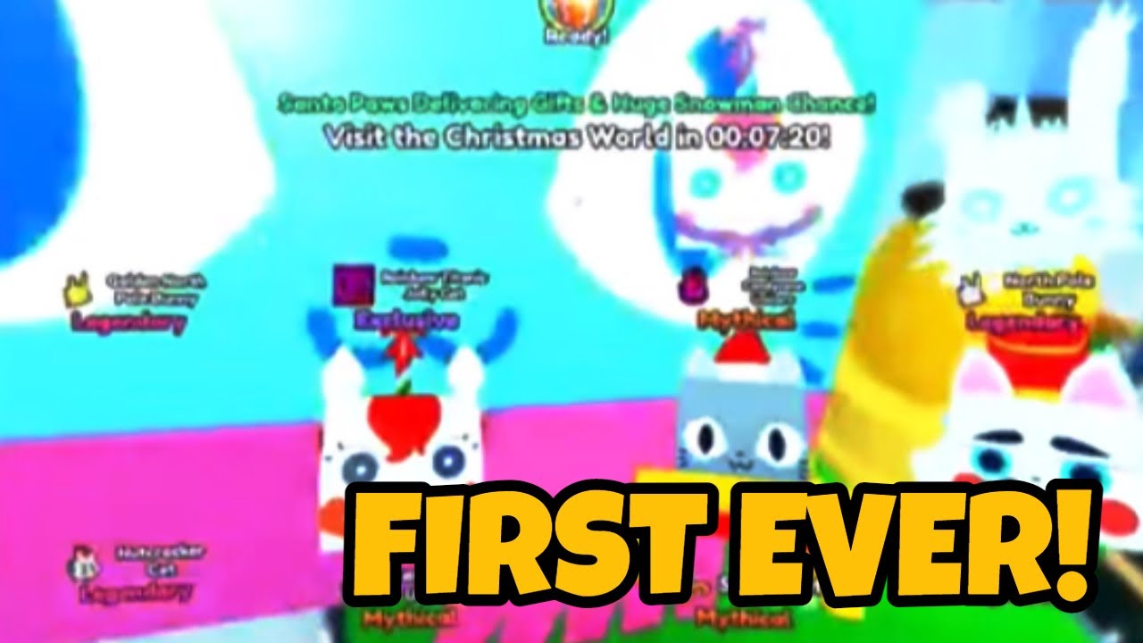The FIRST ever RAINBOW Titanic Jolly cat hatched on CAMERA! (Pet Simulator X)