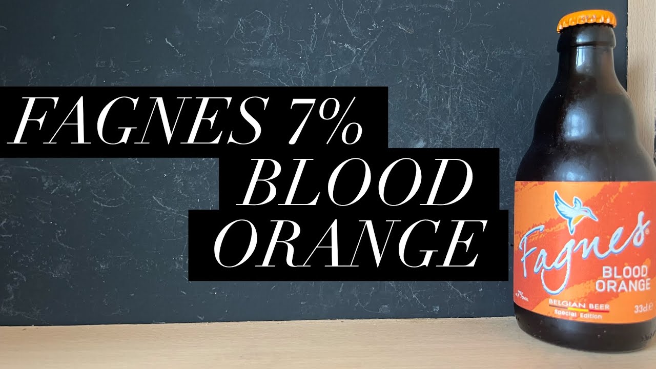 Обзор Fagnes Blood Orange, Brasserie Des Fagnes, обзор бельгийского крафтового эля