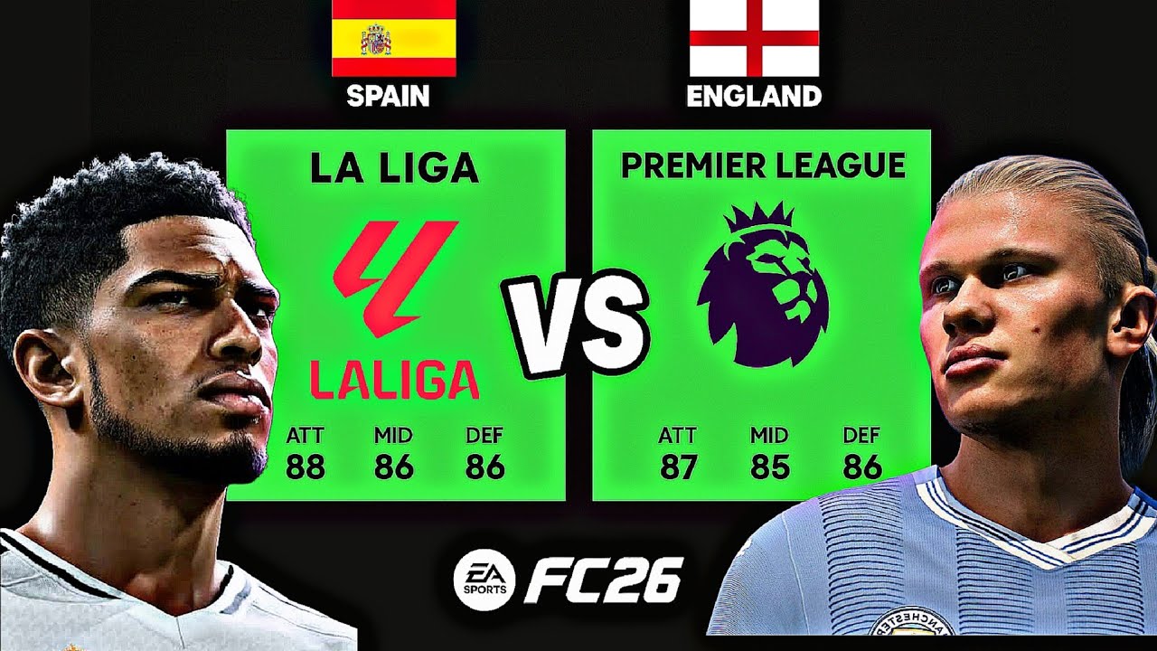 ⭐ All Star LaLiga 🆚 All Star Premier League | FC 26 🎮
