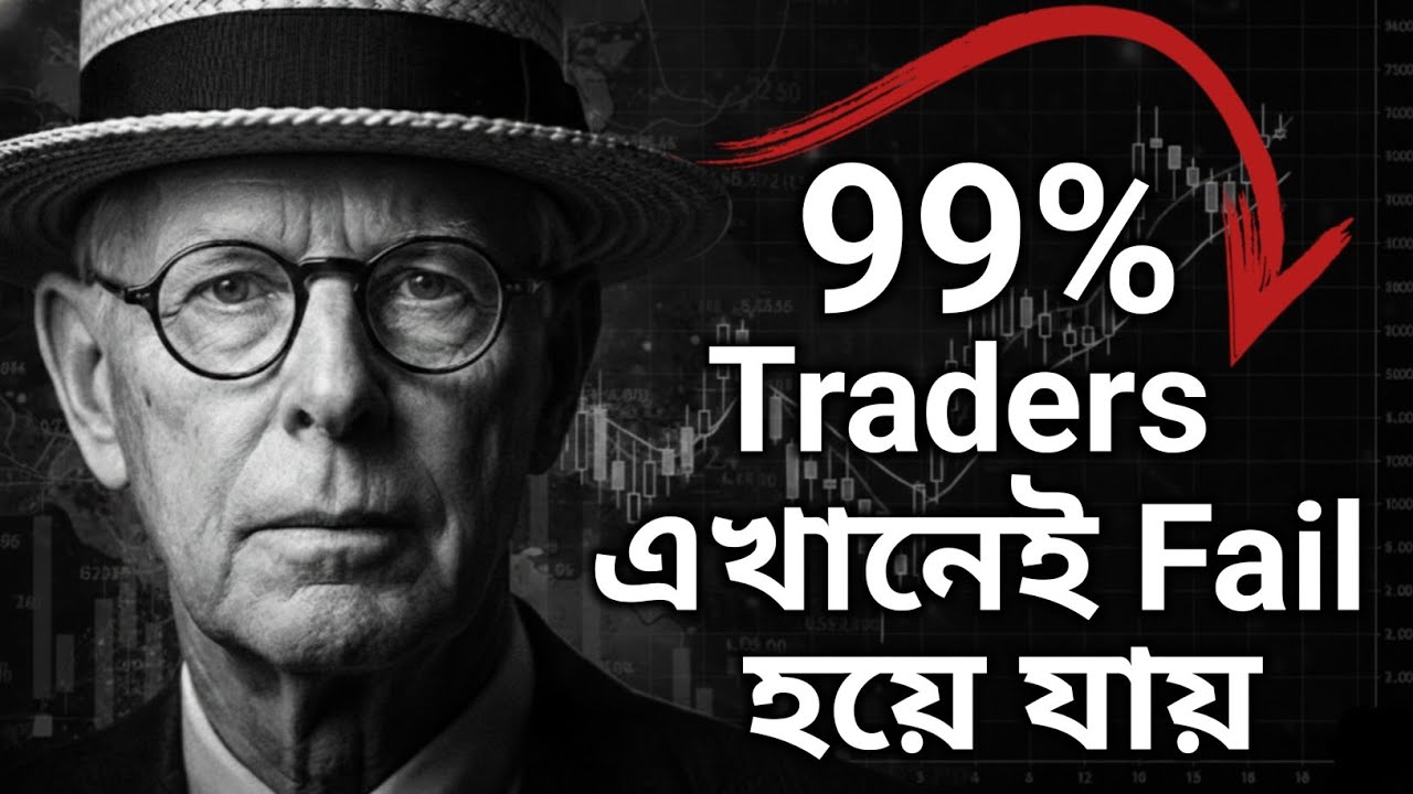 Why Most Traders Fail? | ৯০% Trader কেন Market-এ টিকে থাকতে পারে না | Jesse Livermore  #Trading 