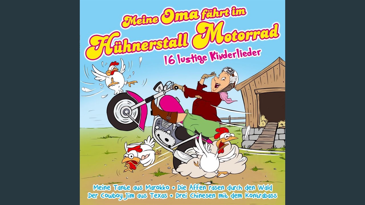 Meine Oma fährt im Hühnerstall Motorrad