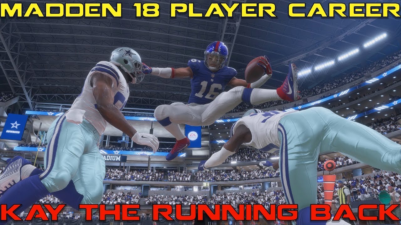 РЕЖИМ КАРЬЕРЫ В MADDEN 18! КЭЙ &mdash; РАННИНГБЕК ЗА NEW YORK GIANTS!
