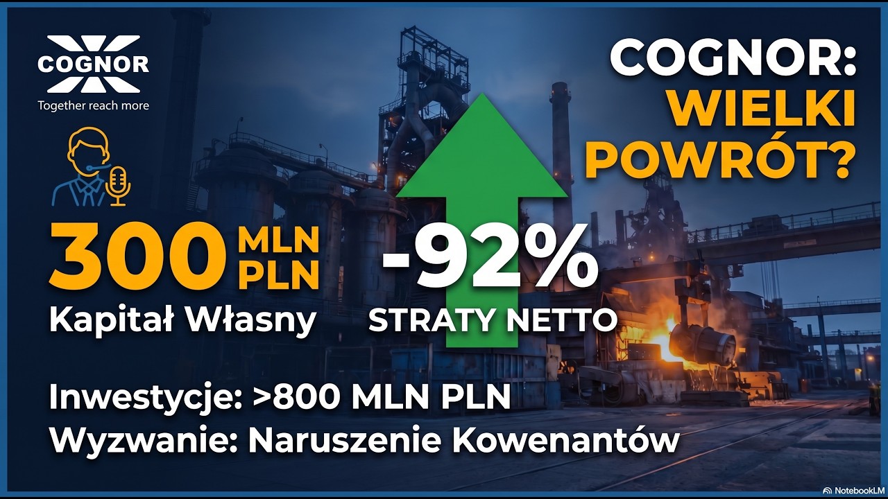 Cognor S.A. na krawędzi? Brutalna analiza wynik&oacute;w Q1 2026 i nowa walcownia