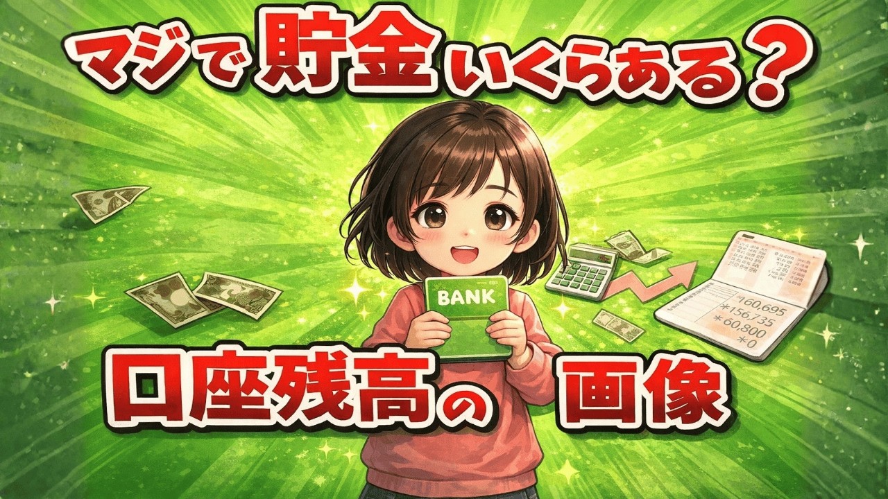 【絶望】2026年最新、マジで貯金いくらある？口座残高晒した結果が格差すぎて震えるｗｗ| 静かに学ぶ日本経済