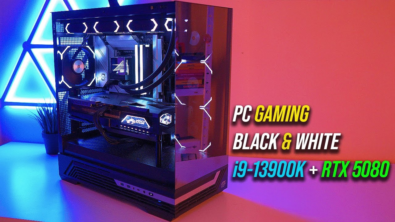 Montaje PC Gamer Black & White ⚡️ i9-13900K + RTX 5080 👉 Test en Battlefield 6