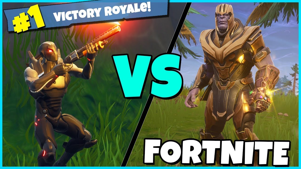 1 VS 1 MOT THANOS I FORTNITE BATTLE ROYALE (Infinity Gauntlet)