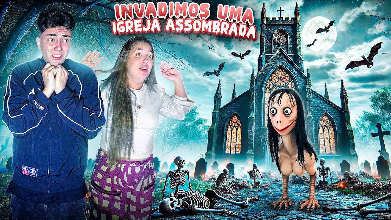 INVADIMOS UMA IGREJA ASSOMBRADA *apareceu assombração