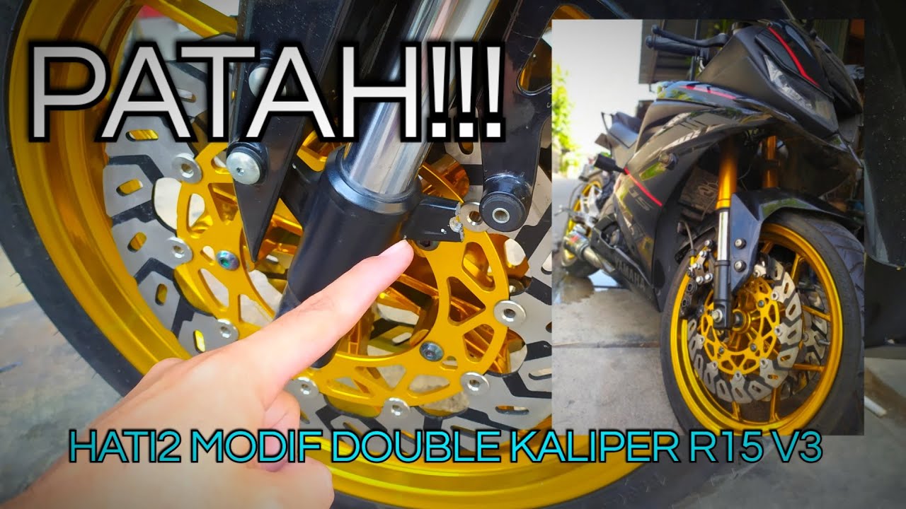 YAMAHA R15 V3 UPGRADE DOBEL KALIPER