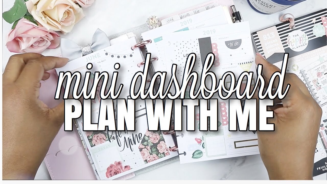 Weekly Plan With Me CHATTY | Mini DASHBOARD Happy Planner | At Home With Quita