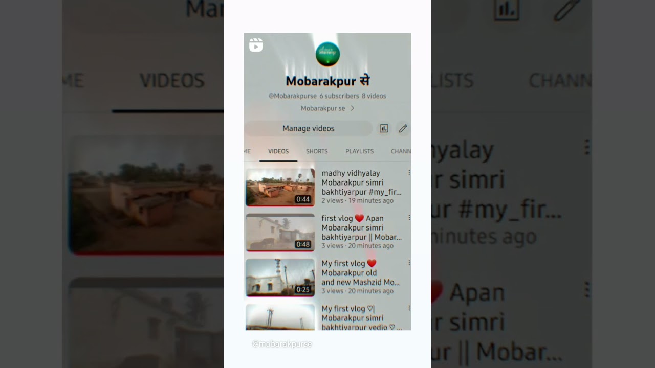 #my_first_vlog  Mobarakpur