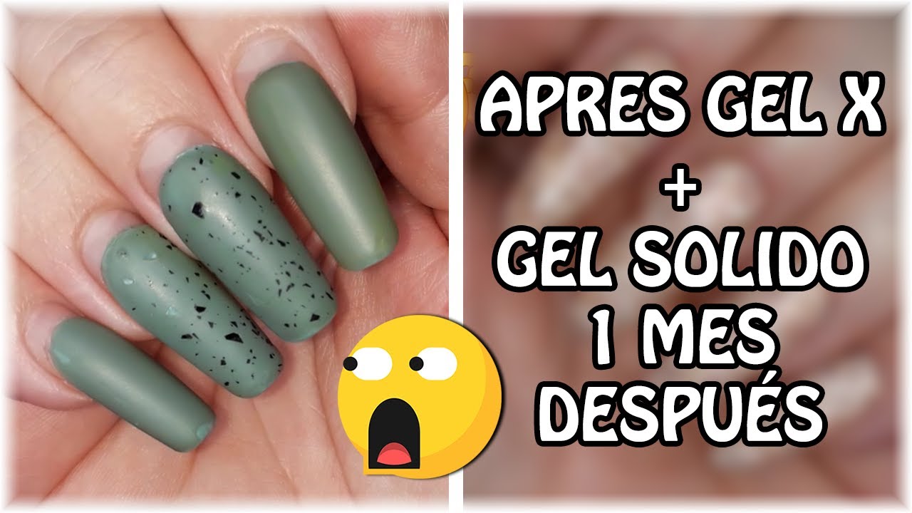 Como hacer RETOQUE o REFILL en Tecnica APRES GEL X con GEL SOLIDO🥰