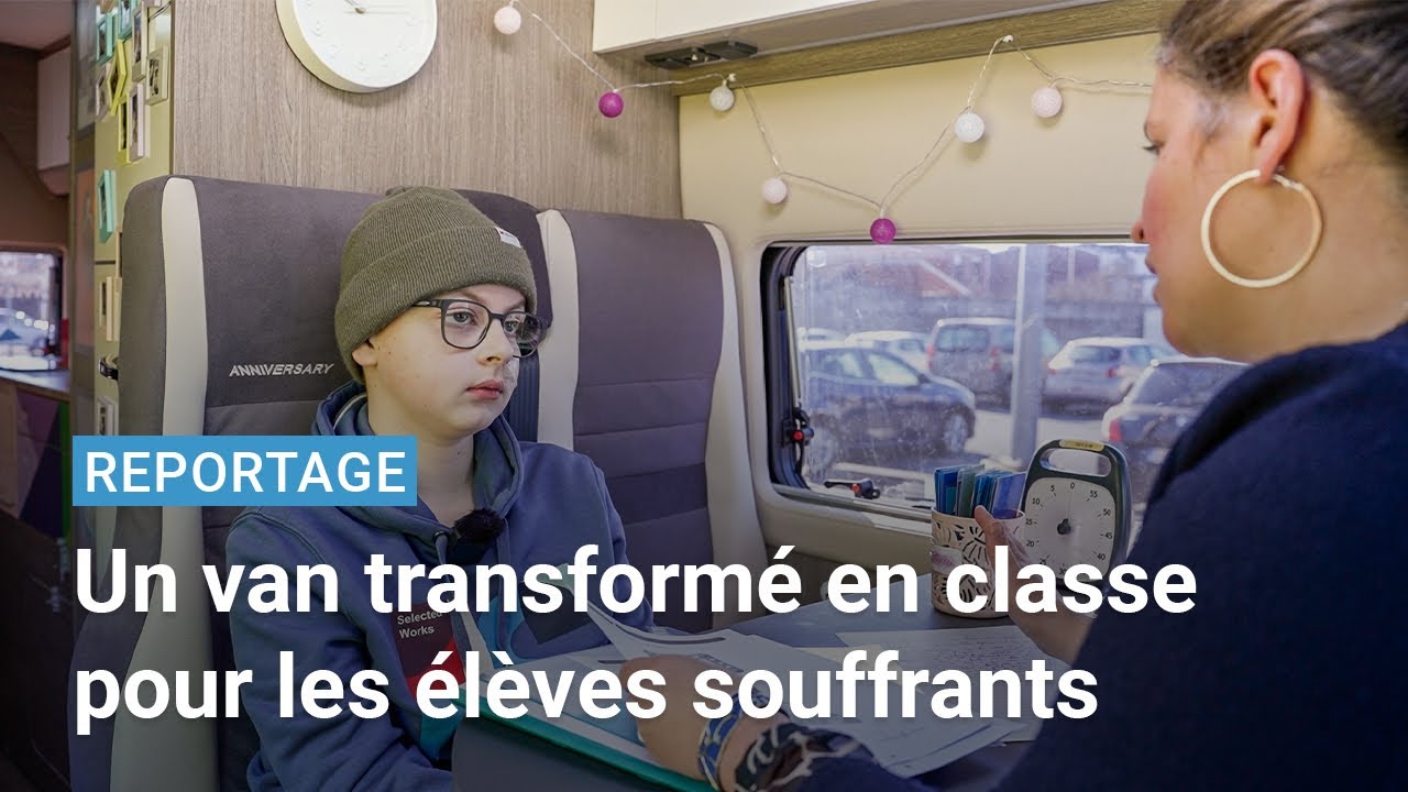 Un van pour remettre les élèves souffrants sur le chemin de l'école