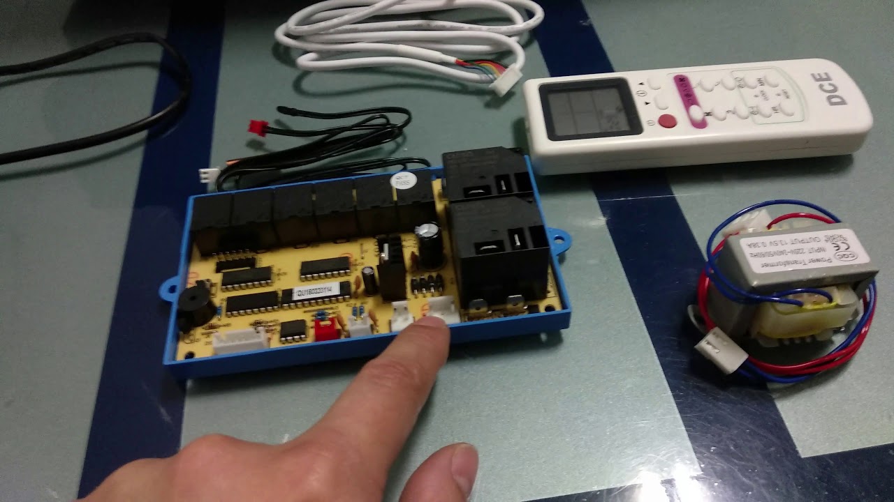 Instalación placa electrónica universal aire acondicionado