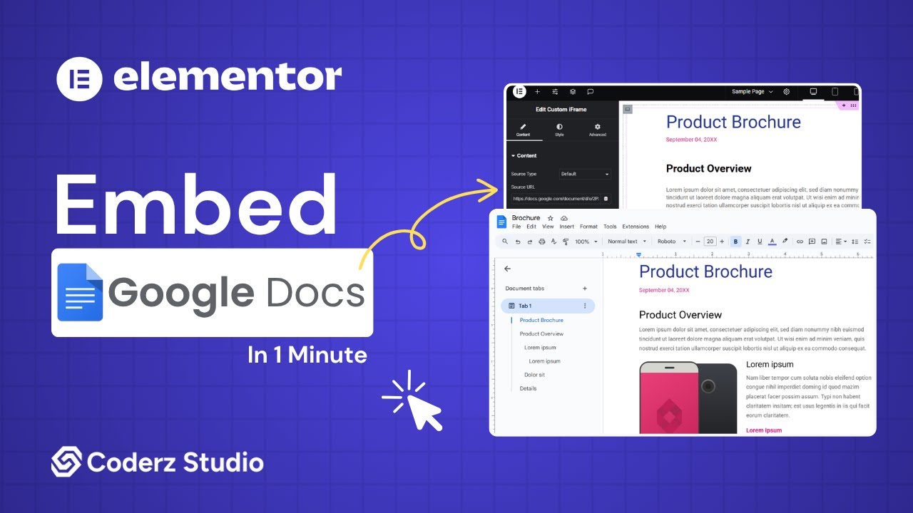Embed Google Docs in Elementor &ndash; Live, Scrollable, No Code