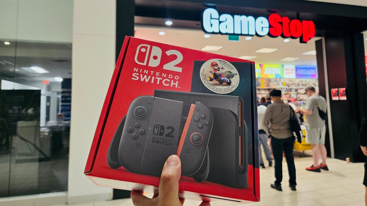 Nintendo Switch 2 preorder pick up and unboxing