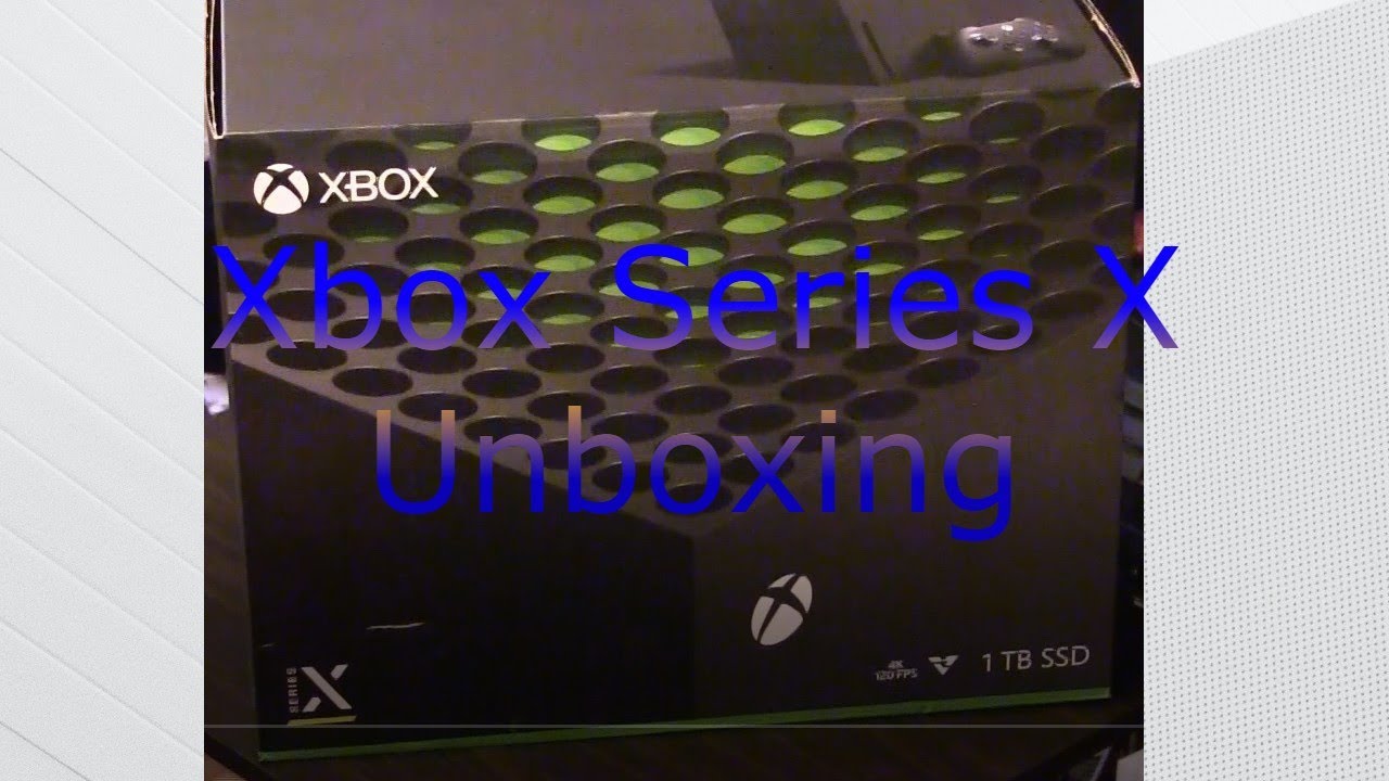 Xbox Series X Unboxing