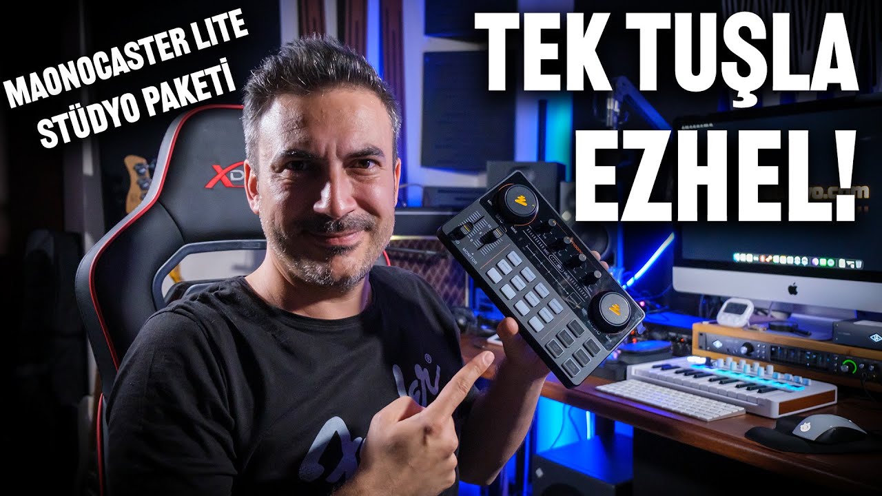 PODCAST KAYDETMEK KOLAY! (AU-AM200S1 Maonocaster Lite St&uuml;dyo Paketi)
