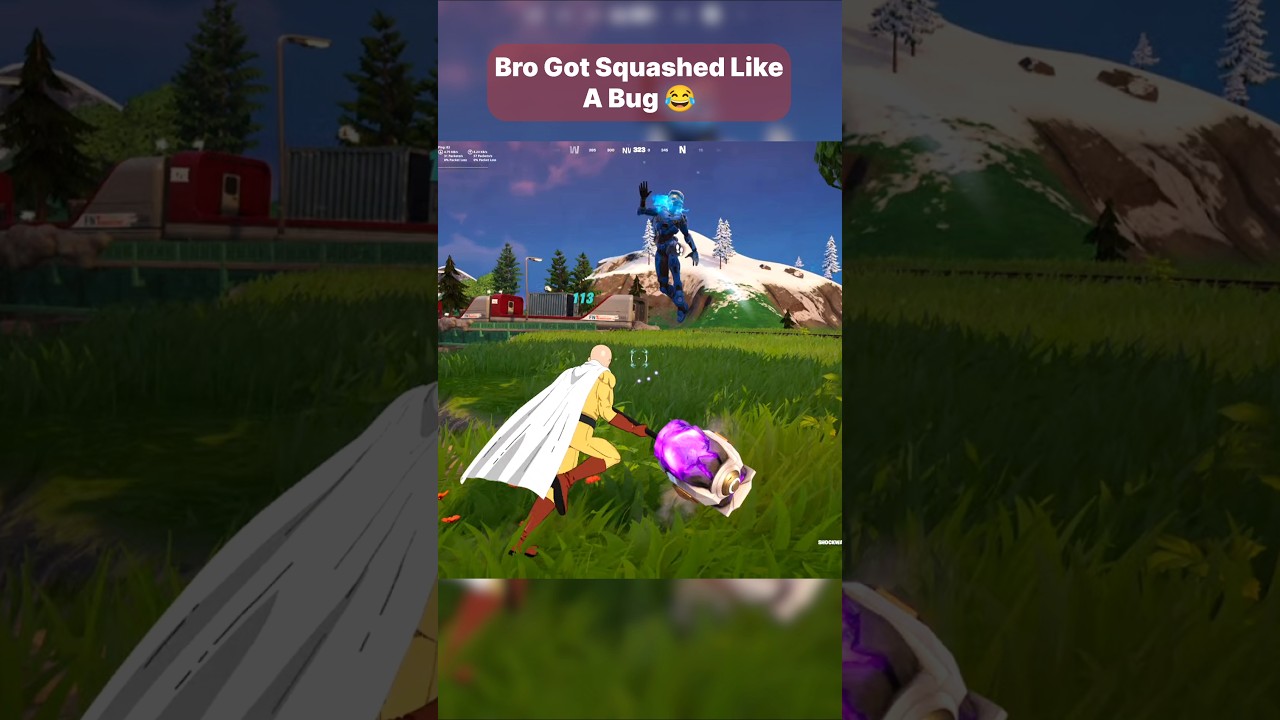 BRO GOT SQUASHED 😂 #fortnite #fortnitebr #shorts #thatguyfn #fortniteclips #gyroplayer