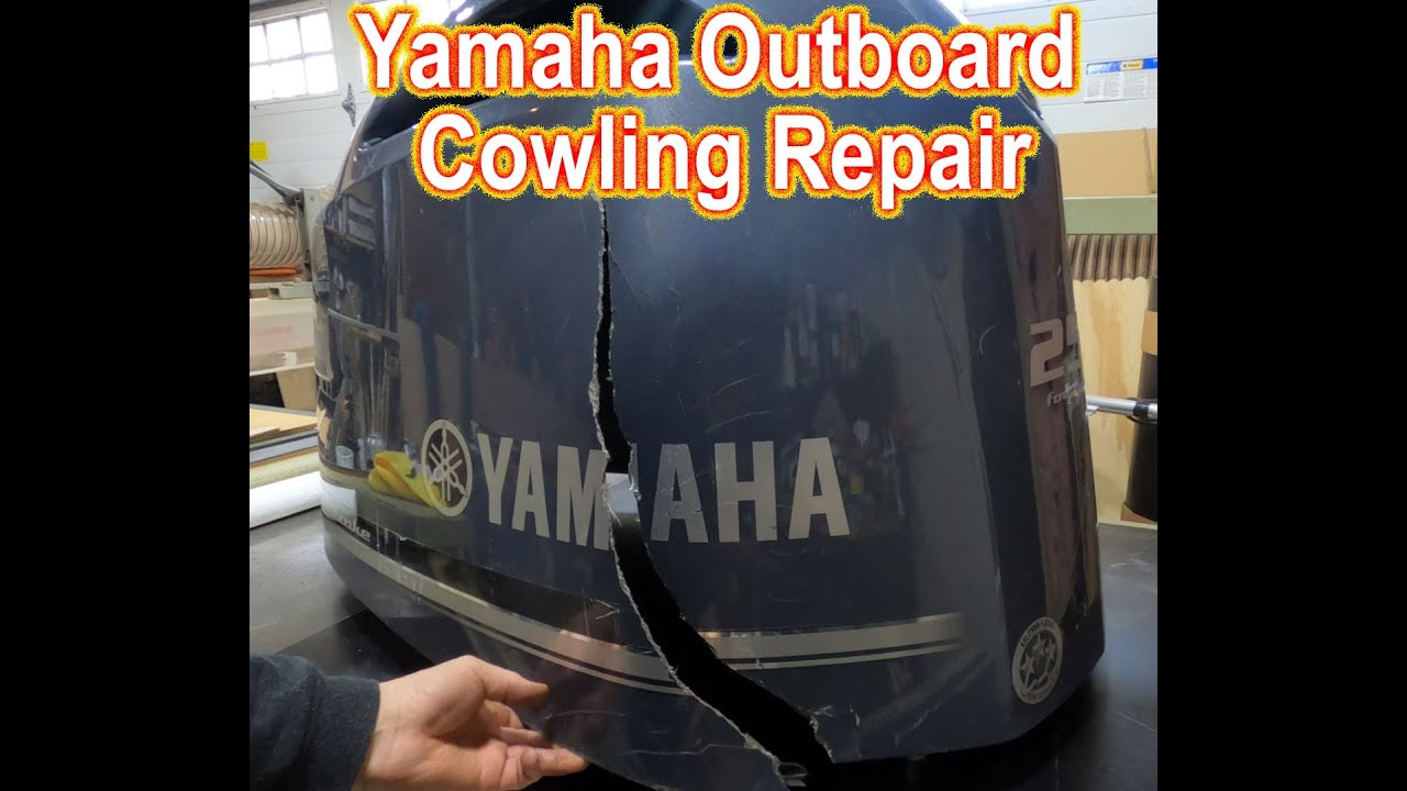 Ремонт кожуха подвесного мотора Yamaha 250
